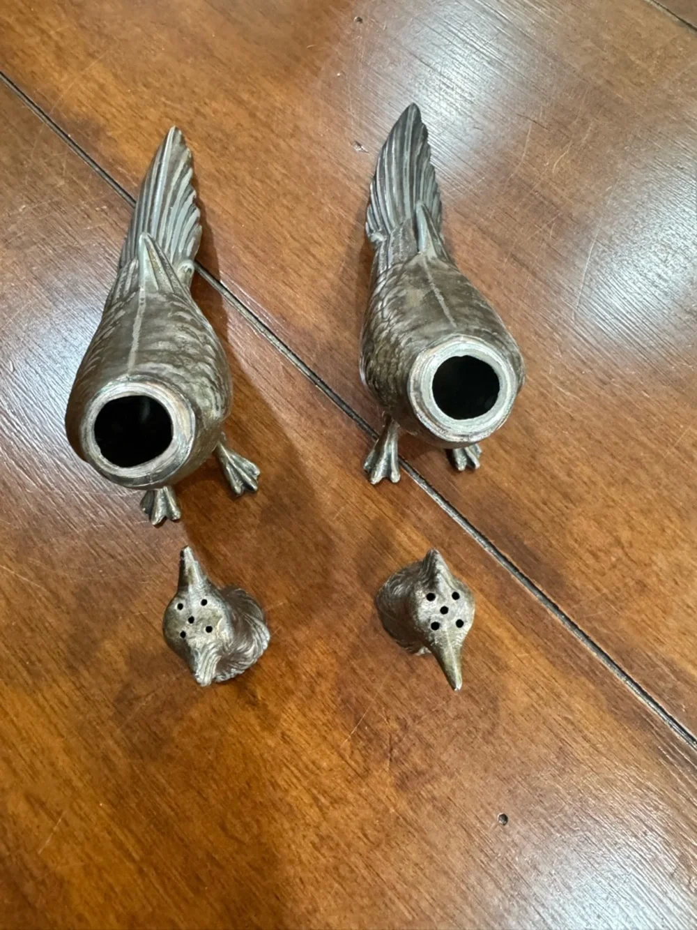 Vintage W.B. Mfg Co Silverplate Bird Salt Pepper Shaker C94/2 Pheasant Single